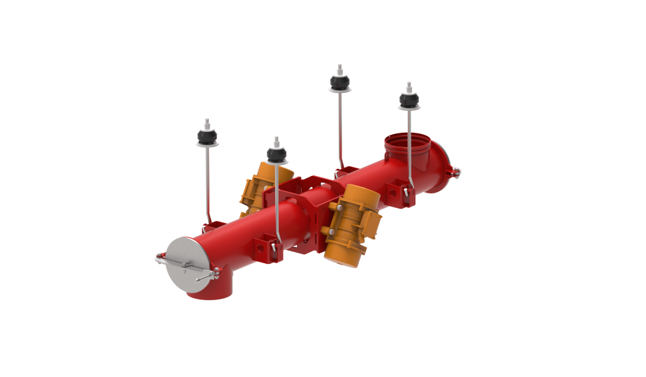 transporteur vibrant tubulaire electromecanique