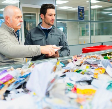 equipement vibrant industrie recyclage